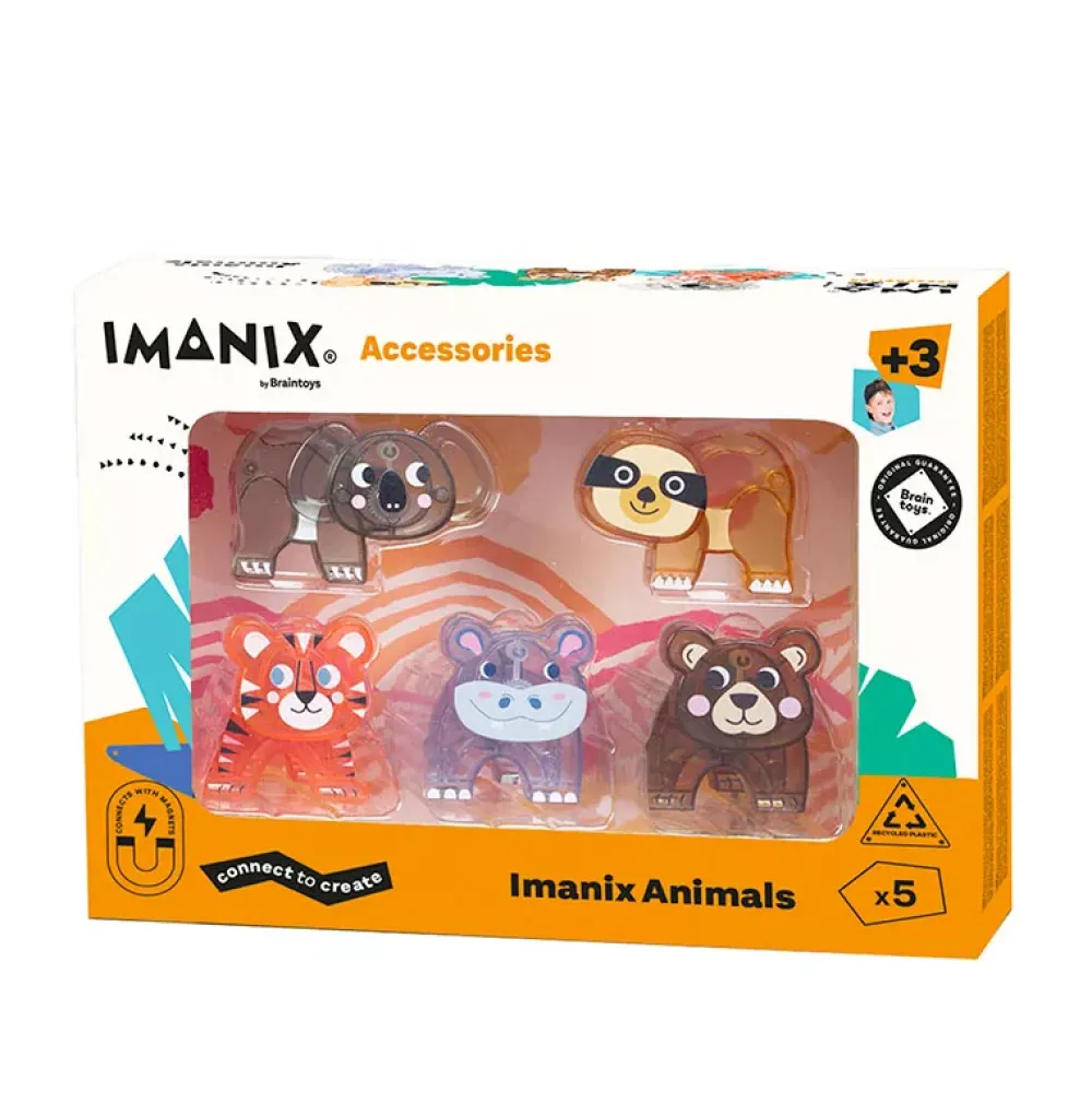 Imanix Imanimals Wild Savannah 5 Piezas Hot