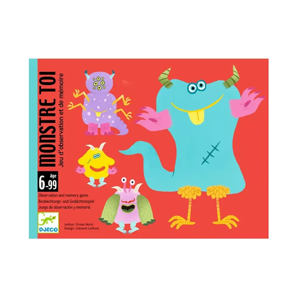 Djeco Juego De Cartas Monstre Toi New