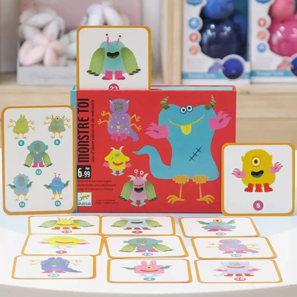 Djeco Juego De Cartas Monstre Toi New