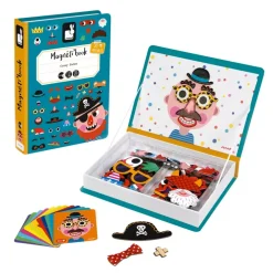 Janod Magnetibook Crazy Boy Faces Flash Sale