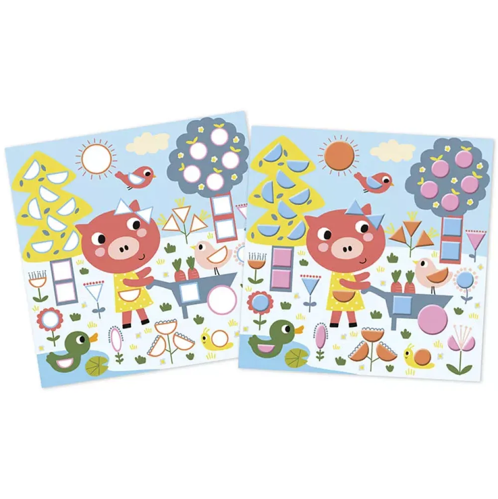 Janod Manualidades 3 Anos: Pegatinas Geometricas Clearance