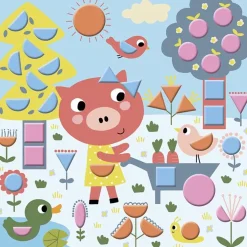 Janod Manualidades 3 Anos: Pegatinas Geometricas Clearance