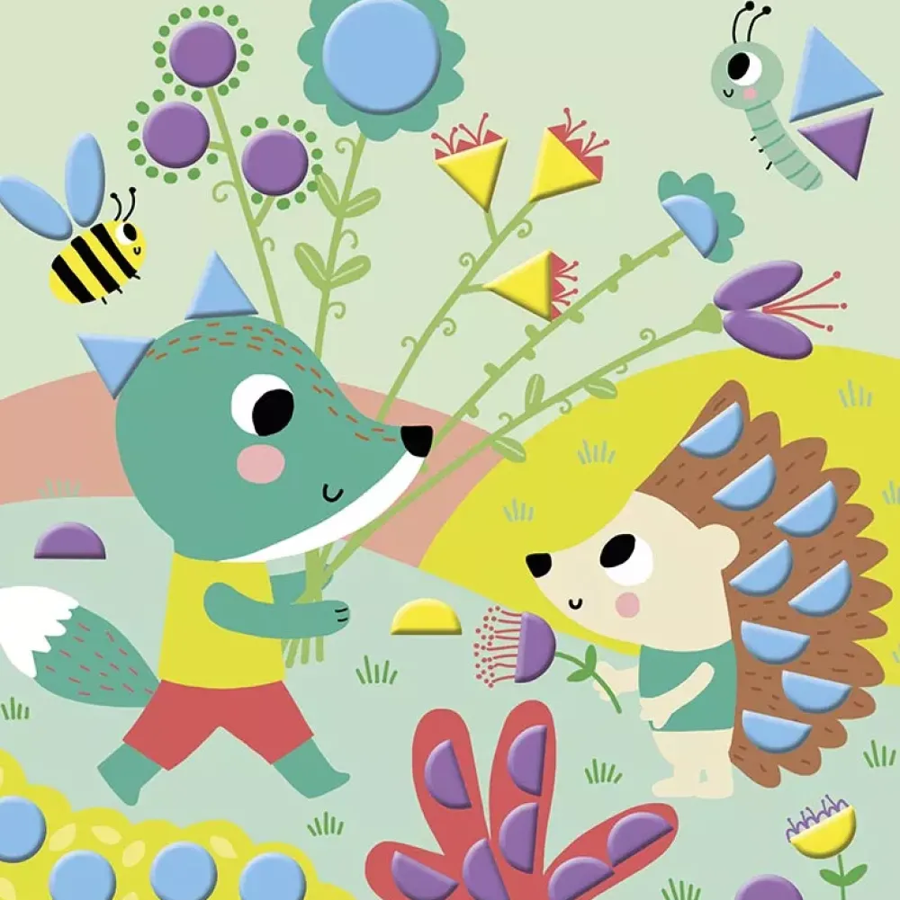 Janod Manualidades 3 Anos: Pegatinas Geometricas Clearance