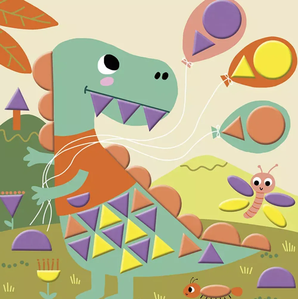 Janod Manualidades 3 Anos: Pegatinas Geometricas Clearance