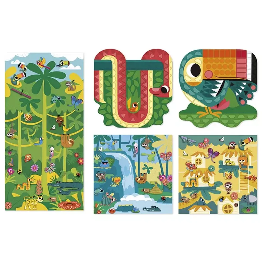 Janod Manualidades 5 Anos: Pegatinas Y Adornos Flash Sale