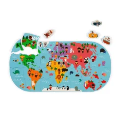 Janod Mapa Del Mundo De Bano New