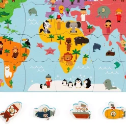 Janod Mapa Del Mundo De Bano New