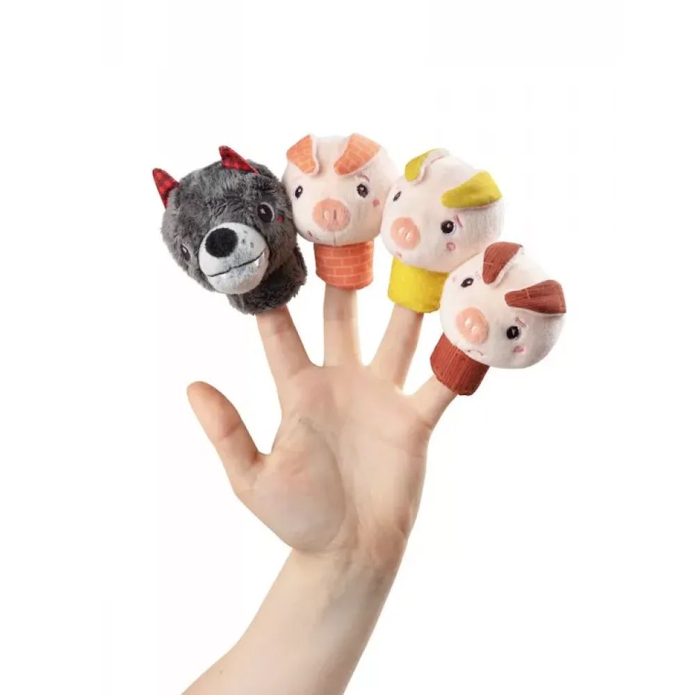 Lilliputiens Marionetas De Dedo: El Lobo Y Los 3 Cerditos Online