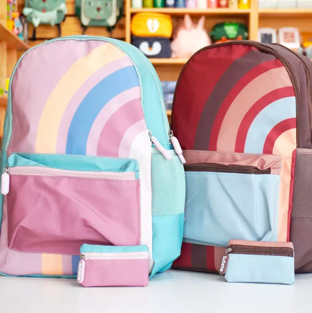 Tutete Mochila Grande Brown Rainbow Cheap