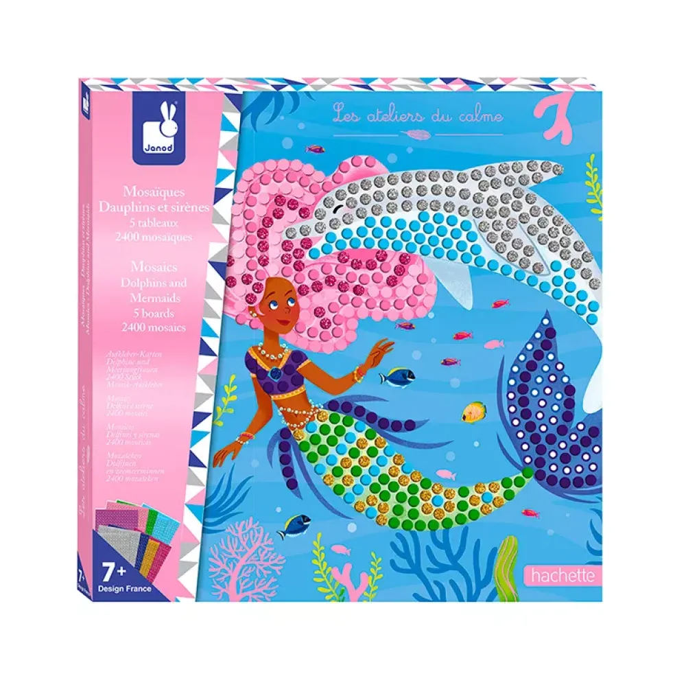Janod Mosaicos Delfines Y Sirenas Clearance