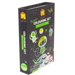 Tiger Tribe Neon Colouring Set: Espacio Outlet