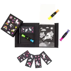 Tiger Tribe Neon Colouring Set: Unicornios Y Amigos Flash Sale