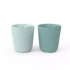 Done by Deer Pack De 2 Vasos Croco Azul Discount