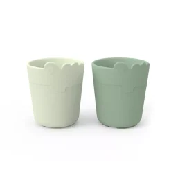 Done by Deer Pack De 2 Vasos Croco Verde Sale