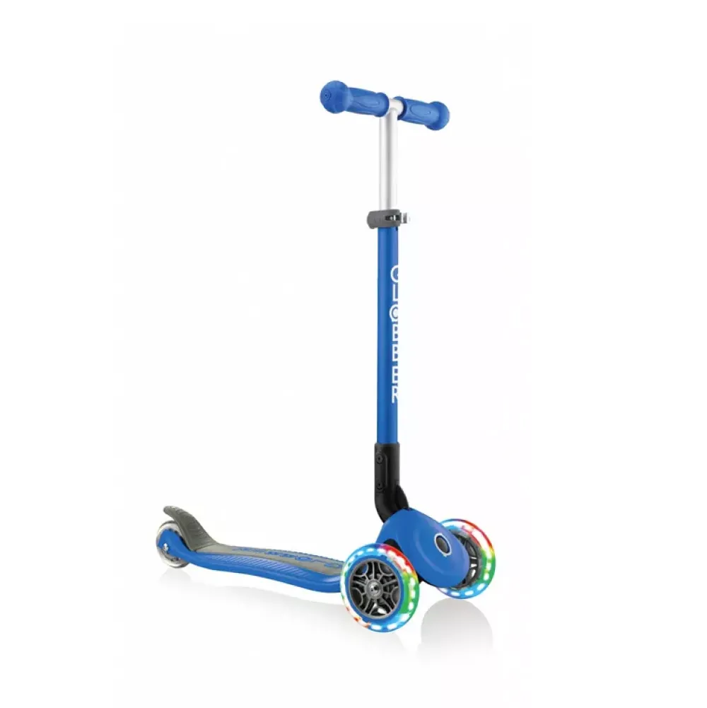 Globber Patinete Primo Azul Plegable Y Con Luces Best Sale
