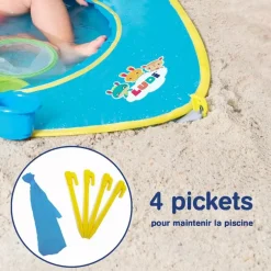 Ludi Piscina Pop-Up Con 8 Juguetes De Playa Flash Sale