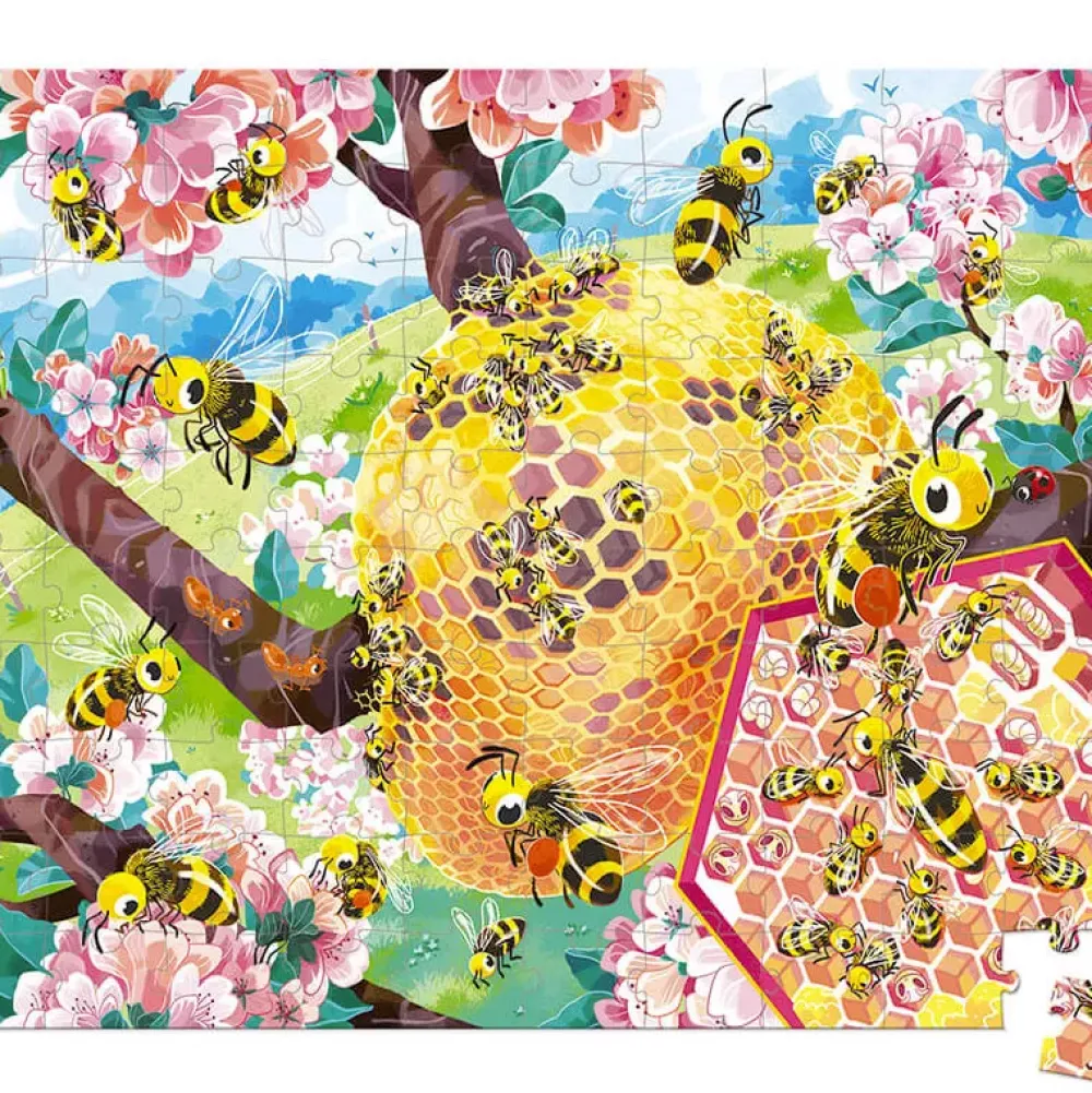 Janod Puzzle Abejas 100 Piezas Coleccion Wwf® Best Sale