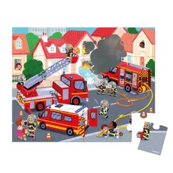 Janod Puzzle Bomberos: 24 Piezas Outlet