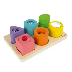 Janod Puzzle De 6 Cubos Sensoriales Hot