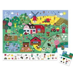 Janod Puzzle De Observacion La Granja: 24 Piezas Store
