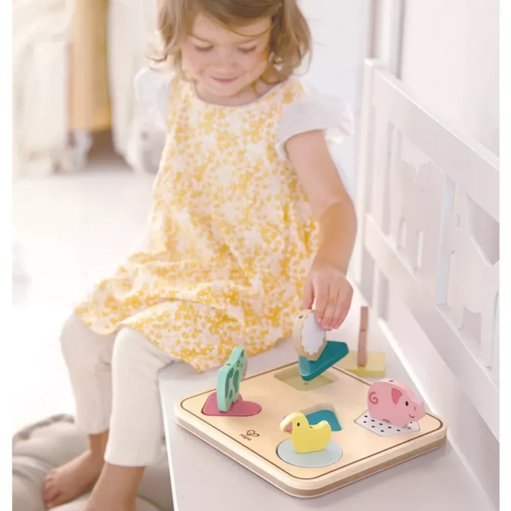 Hape Puzzle De Sonidos Animales Flash Sale