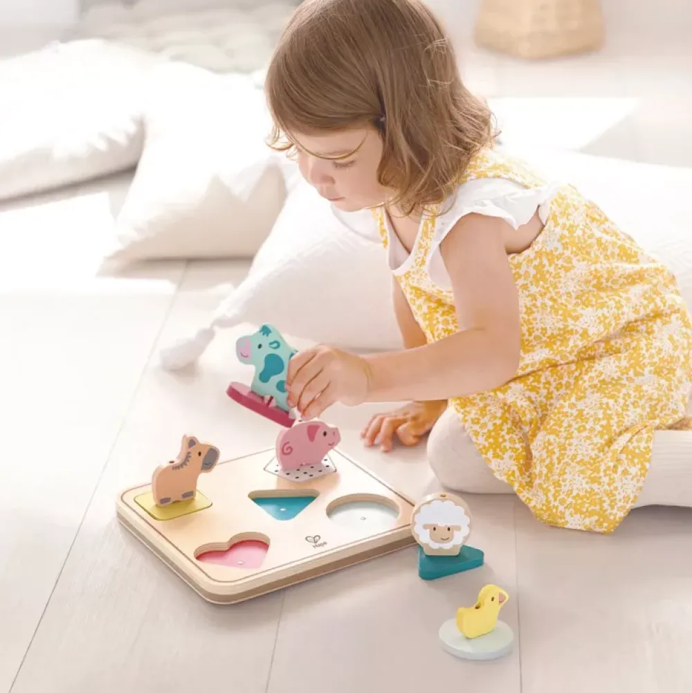 Hape Puzzle De Sonidos Animales Flash Sale