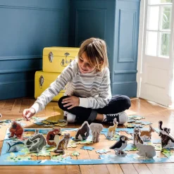 Janod Puzzle Educativo: Animales En Peligro De Extincion Online