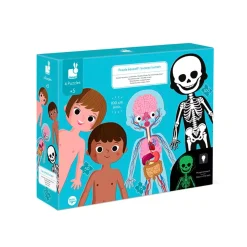 Janod Puzzle Educativo Cuerpo Humano Fashion