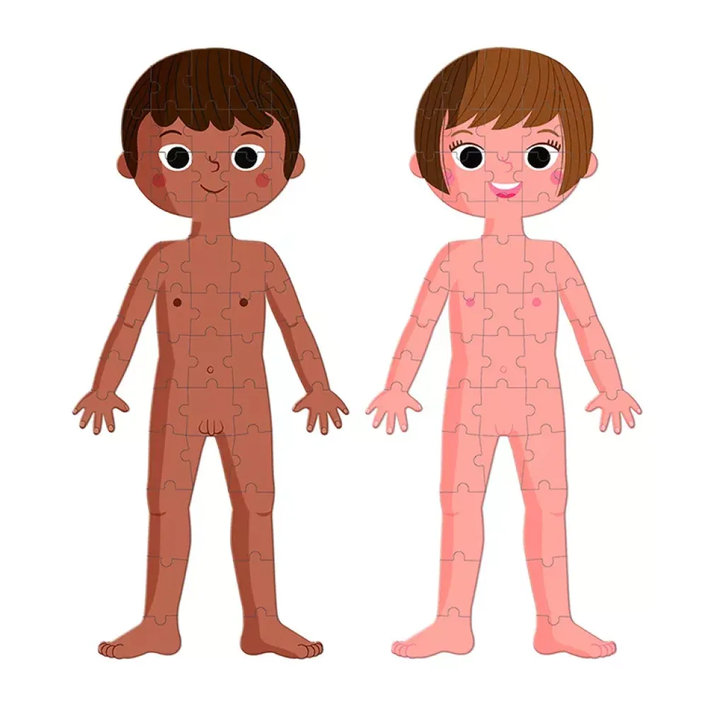 Janod Puzzle Educativo Cuerpo Humano Fashion