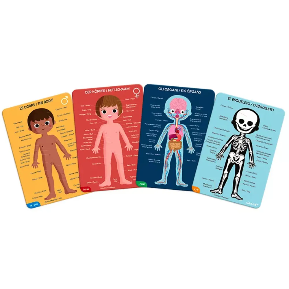 Janod Puzzle Educativo Cuerpo Humano Fashion