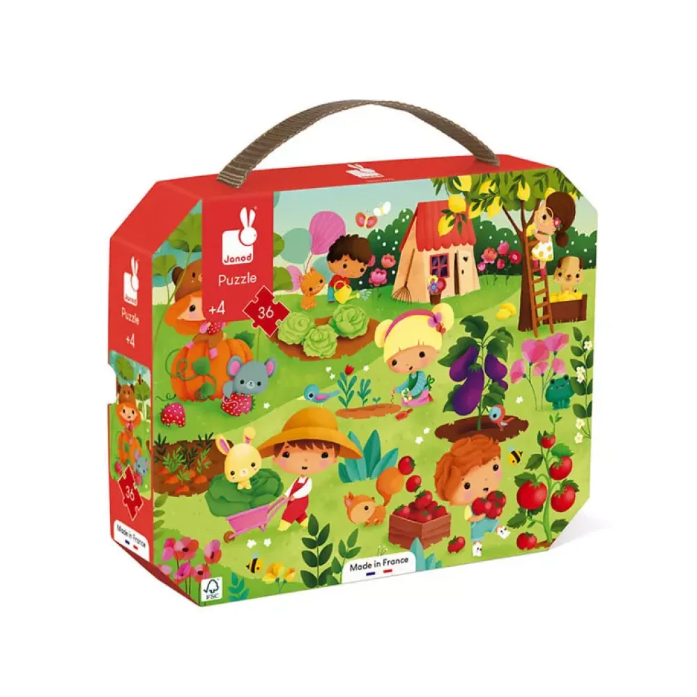 Janod Puzzle El Huerto: 36 Piezas Outlet