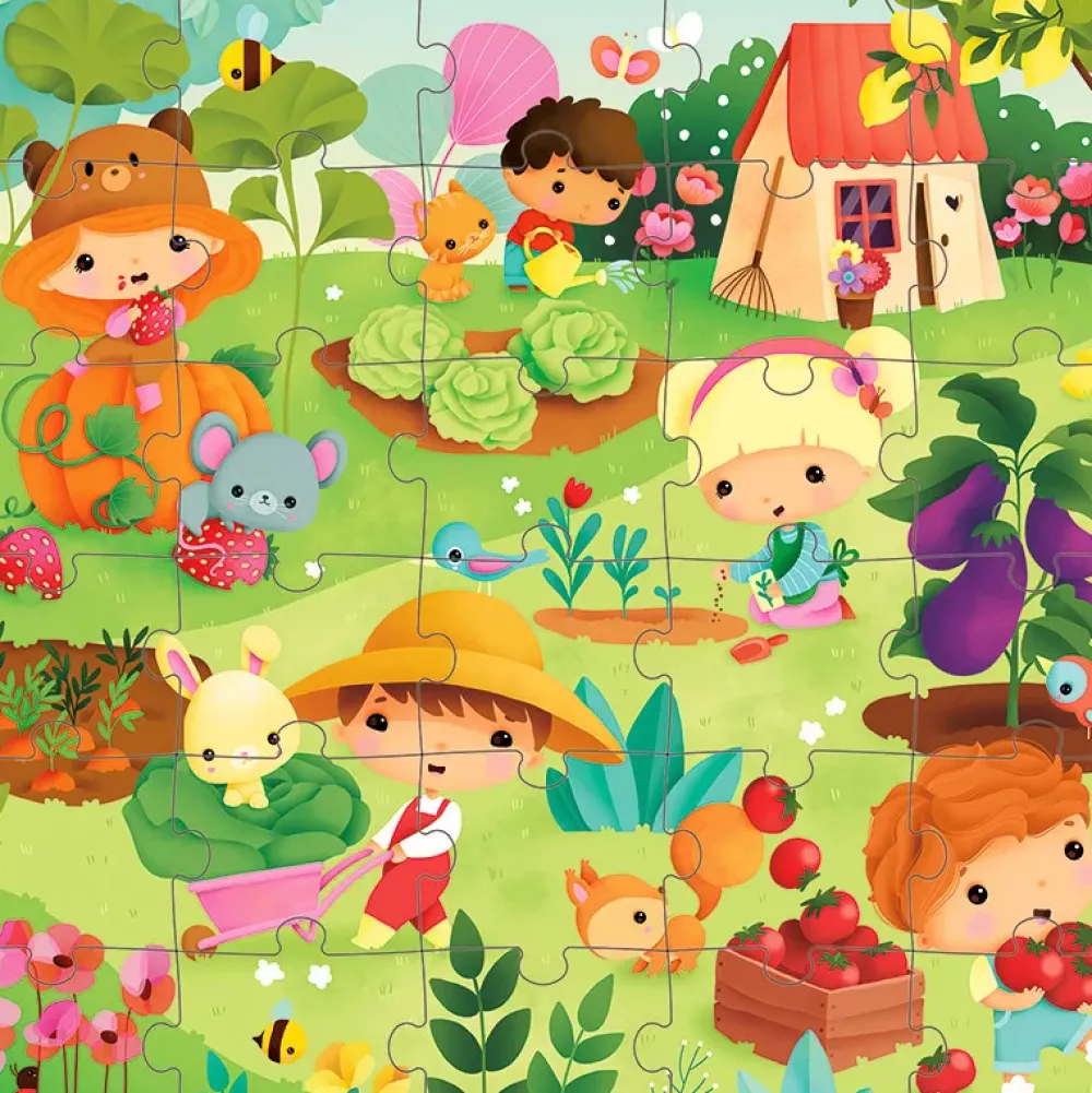 Janod Puzzle El Huerto: 36 Piezas Outlet