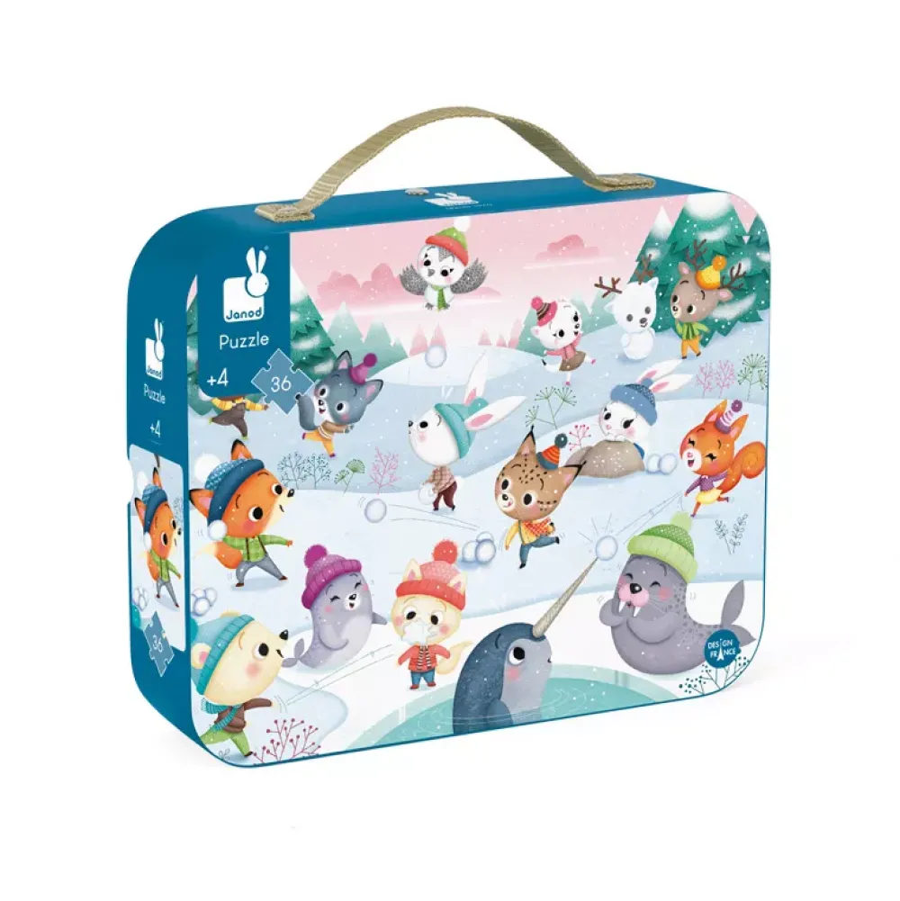 Janod Puzzle Fiesta En La Nieve: 36 Piezas Store