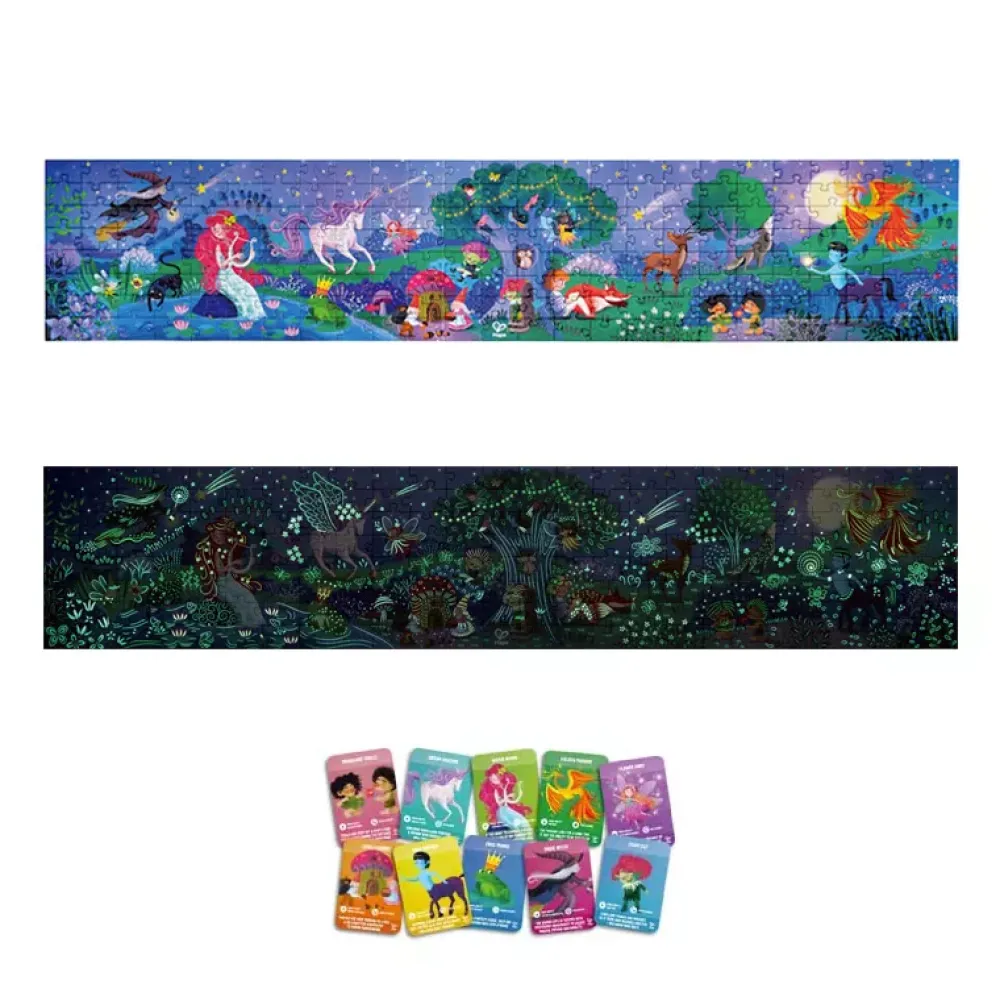 Hape Puzzle Fluorescente Bosque Magico Hot