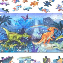 Hape Puzzle Fluorescente Dinosaurios New