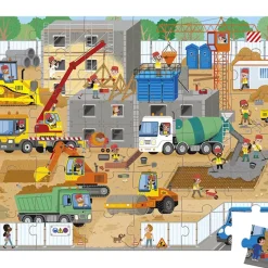 Janod Puzzle Las Obras De Construccion: 36 Piezas Sale