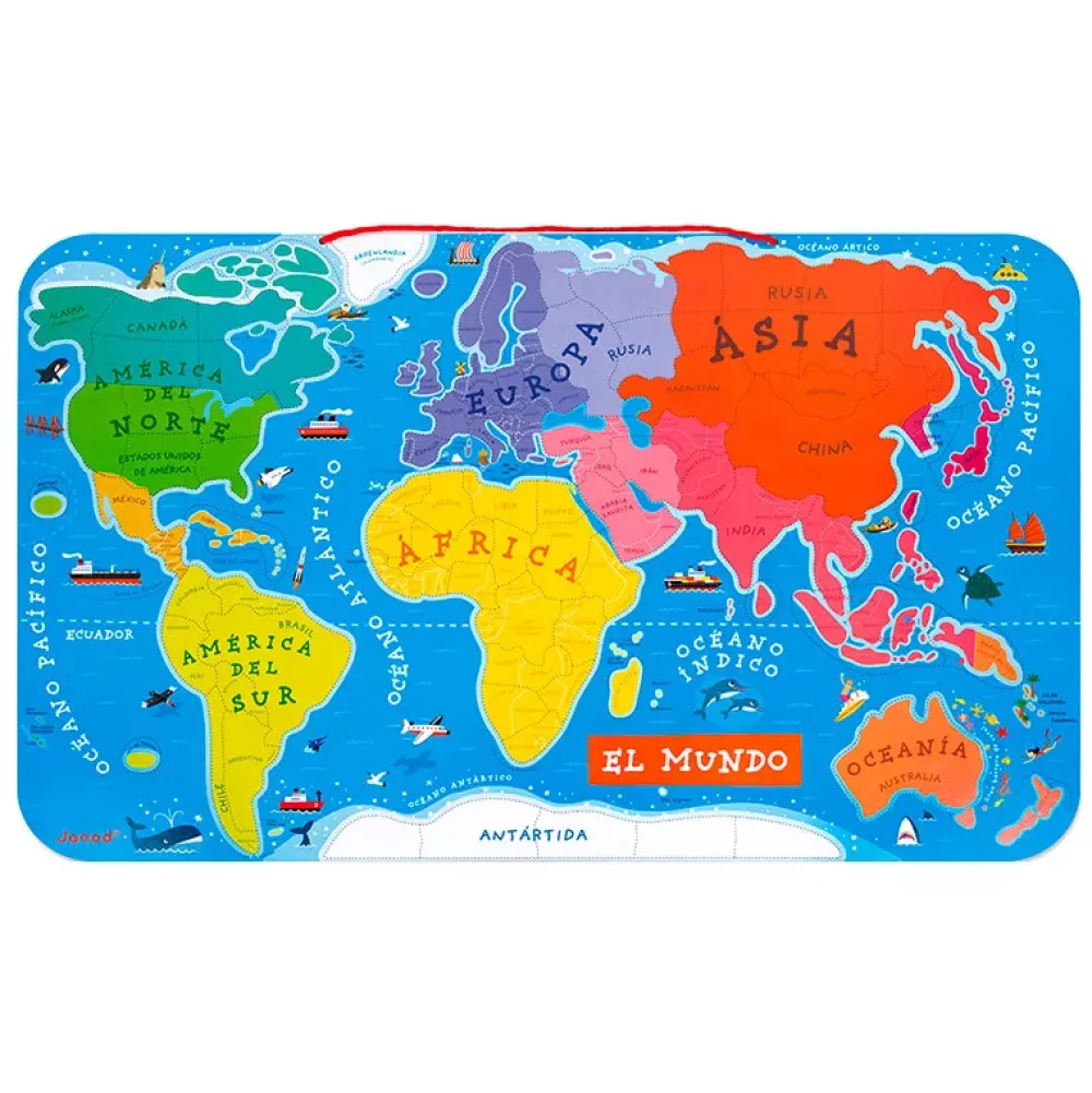 Janod Puzzle Magnetico Mapamundi Cheap