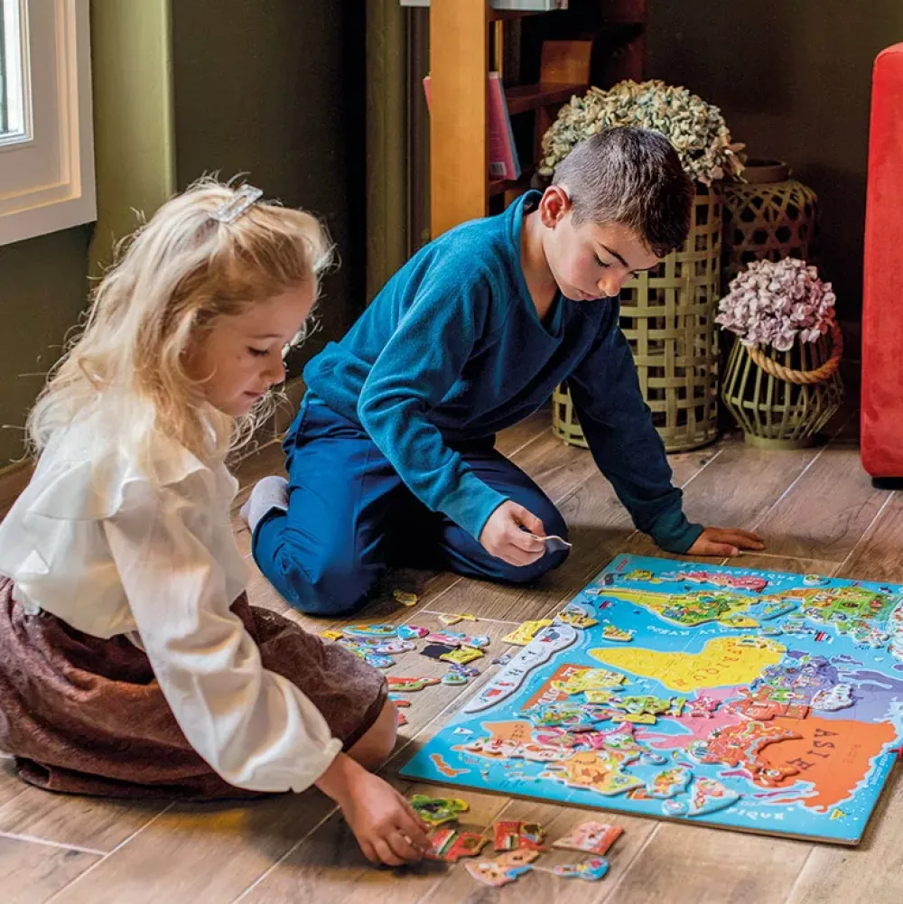 Janod Puzzle Magnetico Mapamundi Cheap