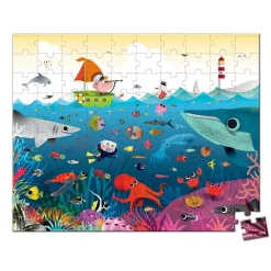 Janod Puzzle Mundo Submarino: 100 Piezas Hot