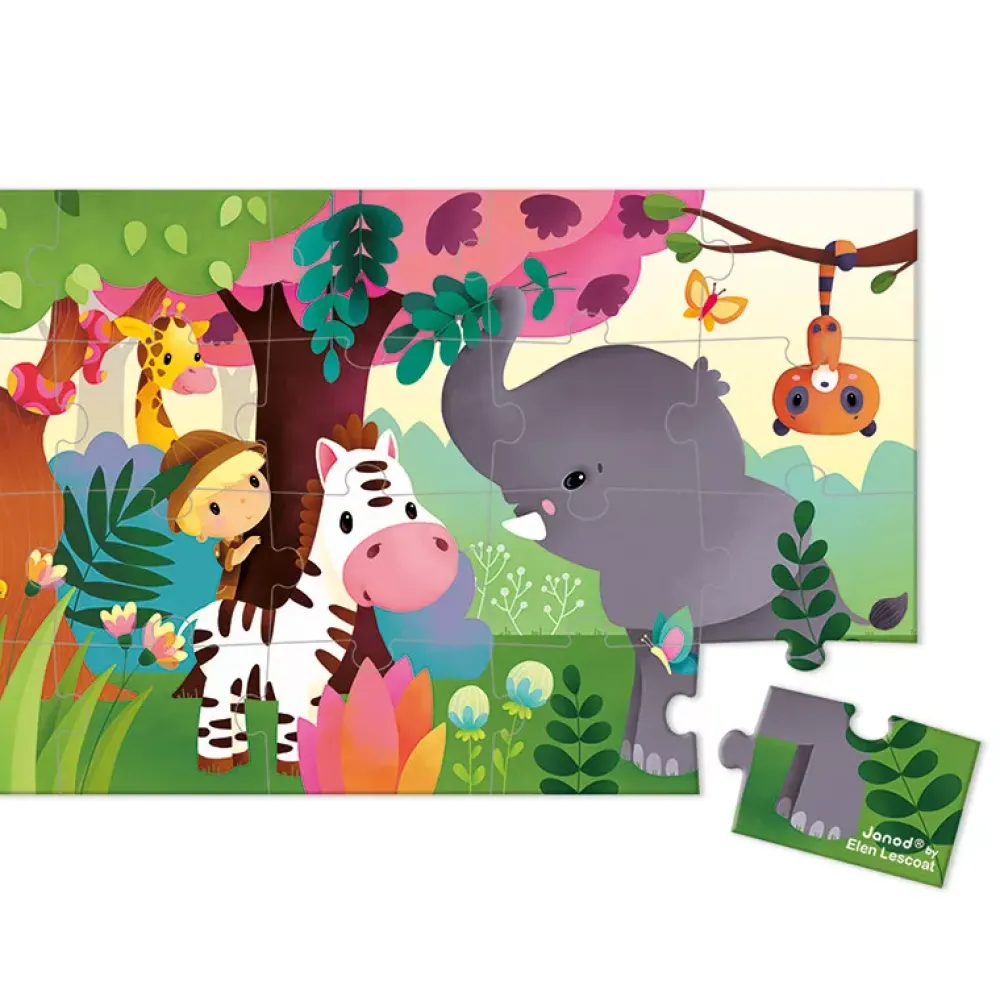 Janod Puzzle Panoramico Selva: 36 Piezas Flash Sale