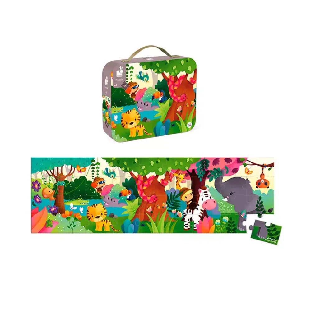 Janod Puzzle Panoramico Selva: 36 Piezas Flash Sale