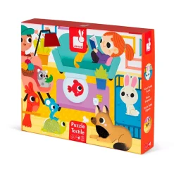 Janod Puzzle Tactil Gigante Animales Domesticos: 20 Piezas Online