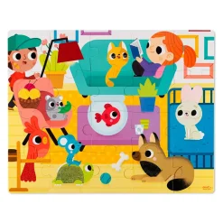 Janod Puzzle Tactil Gigante Animales Domesticos: 20 Piezas Online