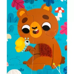 Janod Puzzle Tactil Gigante Animales Del Bosque: 20 Piezas Sale