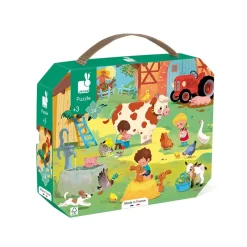 Janod Puzzle Un Dia En La Granja: 24 Piezas Fashion
