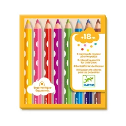 Djeco Set De 8 Lapices De Colores Hot