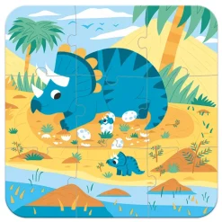 Janod Set De 4 Puzzles Evolutivos: Dinosaurios Sale
