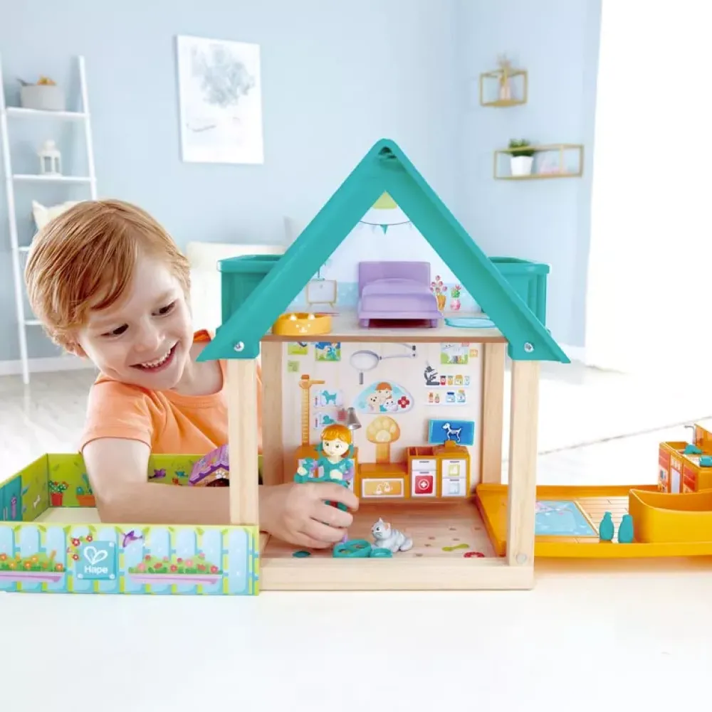 Hape Set De Veterinario Amigos Peludos Hot