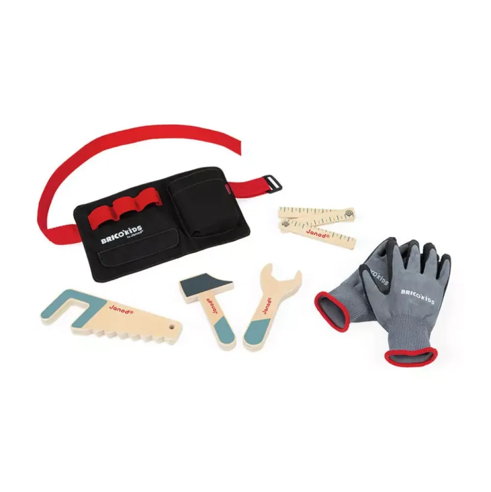 Janod Set Guantes Y Cinturon De Herramientas Fashion
