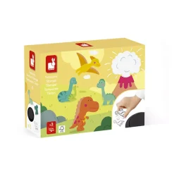 Janod Stampinoo Set De 15 Tampones Dinos Fashion